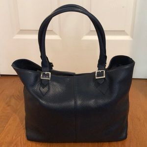 Brooks Brother’s Blue Grain Leather Tote